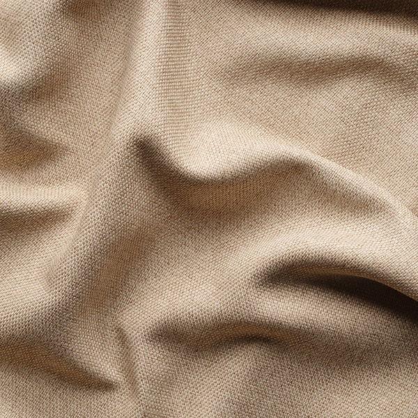 ANNAKAJSA room darkening curtains, 1 pair, beige/with heading tape, 145x300 cm
