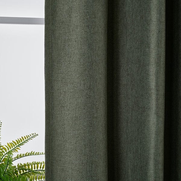 Ikea ANNAKAJSA - Semi-transparent awning, 2 sheets, dark green,145x300 cm