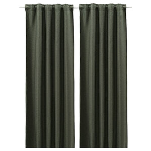 Ikea ANNAKAJSA - Semi-transparent awning, 2 sheets, dark green,145x300 cm