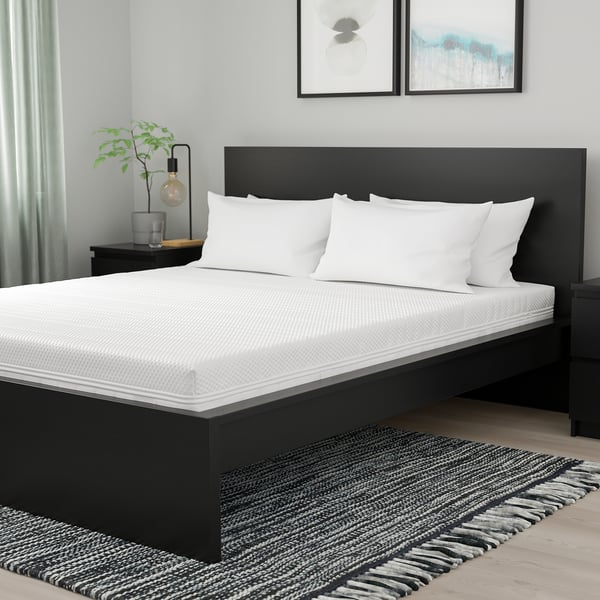 ÅNNELAND - Foam mattress, semi-rigid/white, , 140x200 cm