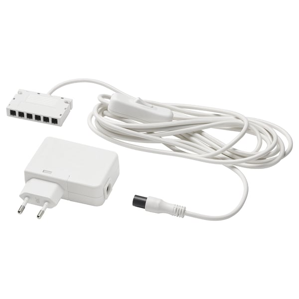 ANSLUTA - LED driver with cable, white,19 W