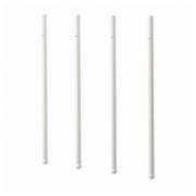 ANTILOP highchair leg, white, 2.5 cm, 4 pack