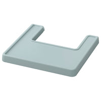 ANTILOP highchair tray, grey-blue, 42x42 cm