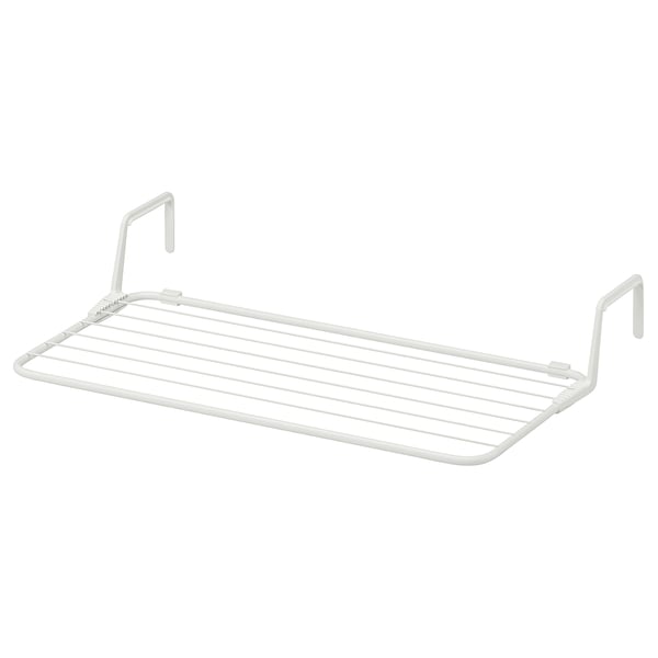 ANTONIUS drying rack, white, 77x40-49 cm