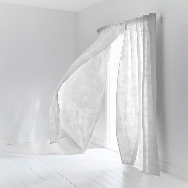 APELSTÄVMAL - Curtain, 2 sheets, white,145x300 cm