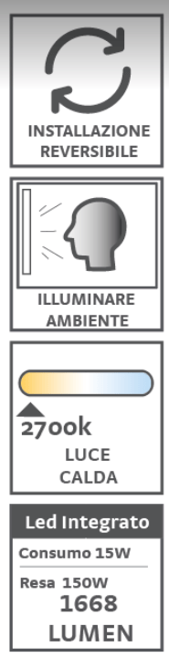 LED RETROLUMINATED AIR MIRROR 100x70