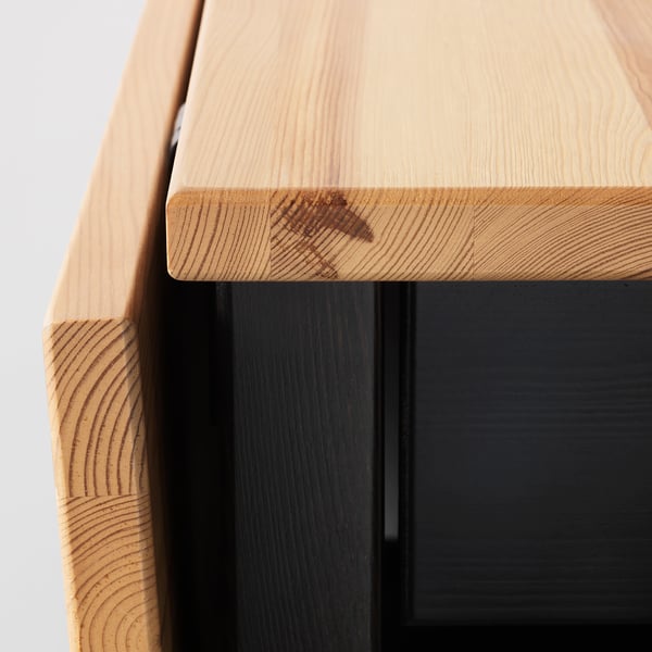 ARKELSTORP - ARKELSTORP Coffee table, black, 65x140x52 cm