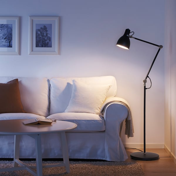 ARÖD Floor lamp/reading - anthracite ,