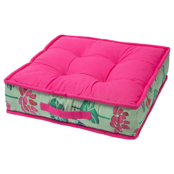 AROMATISK - Floor cushion, pink,45x45x10 cm