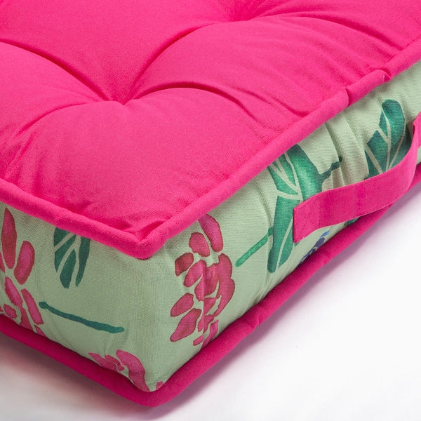 AROMATISK - Floor cushion, pink,45x45x10 cm