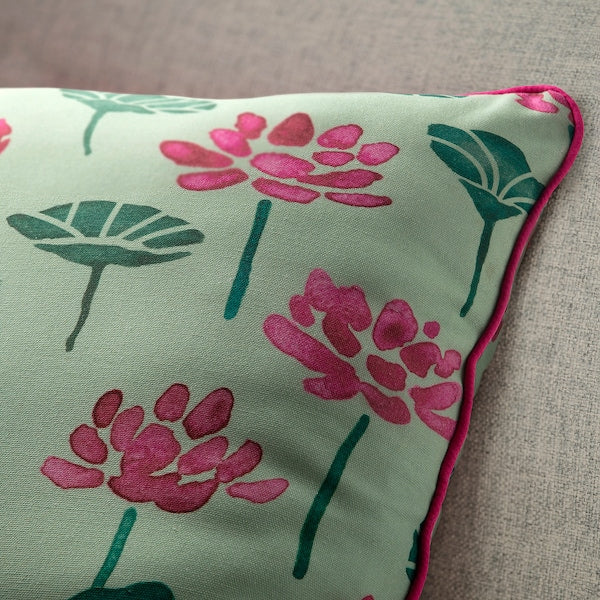 AROMATISK - Cushion cover, green, 50x50 cm