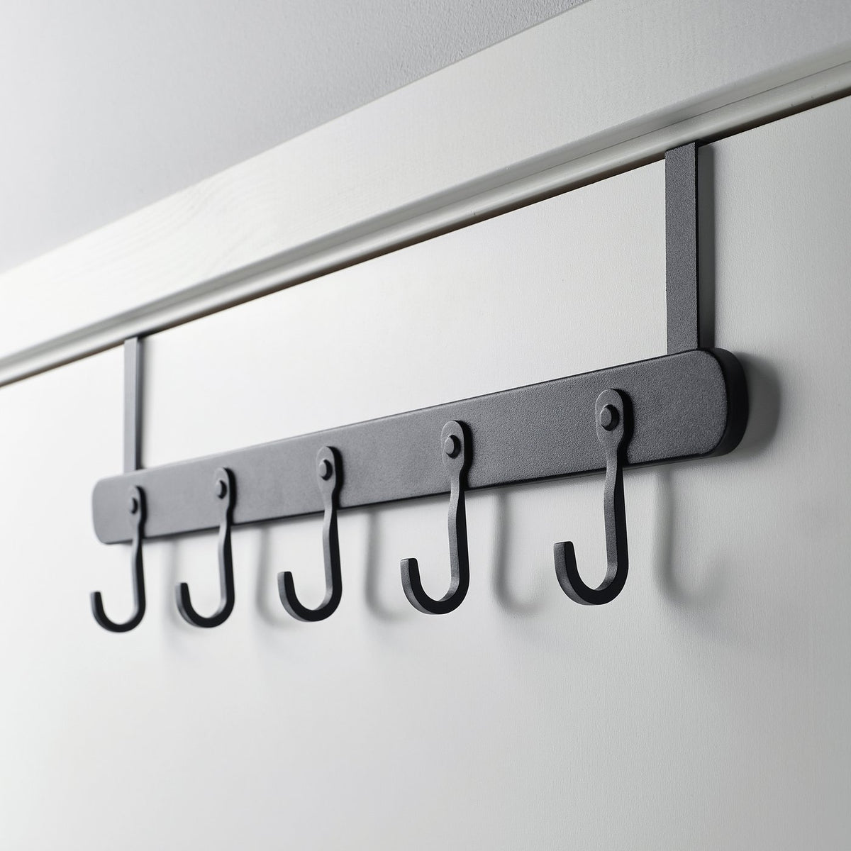 ÅRSJÖN hanger for door/wall, black, 48 cm