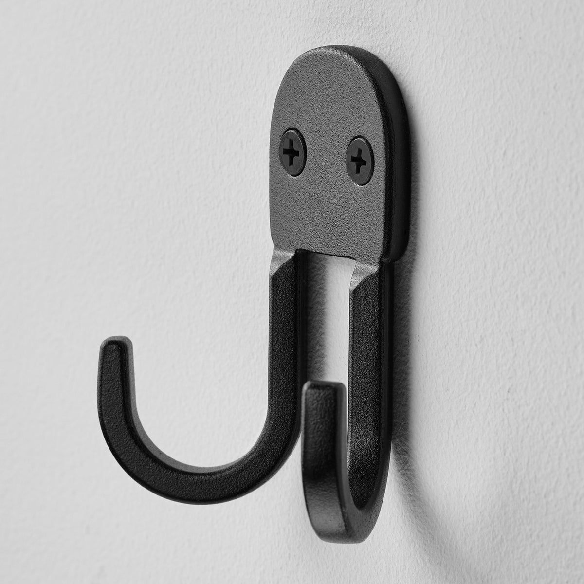 ÅRSJÖN double hook, black, 8x9x3 cm, 3 pack