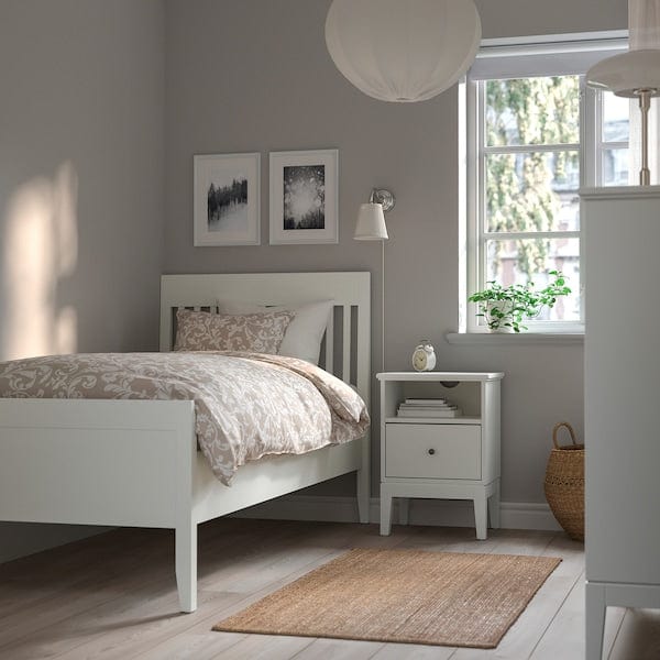 Ikea ÅRSTID Wall lamp - nickel/white ,