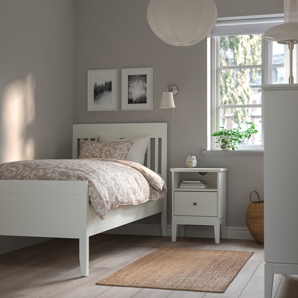 ÅRSTID wall lamp, nickel-plated/white, 16 cm