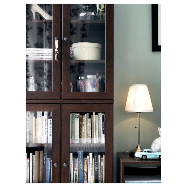 ÅRSTID table lamp, nickel-plated/white, 22 cm