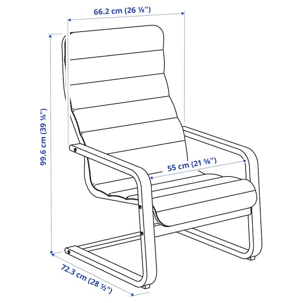 Ikea ÅRSUNDA - Armchair, Knisa light grey