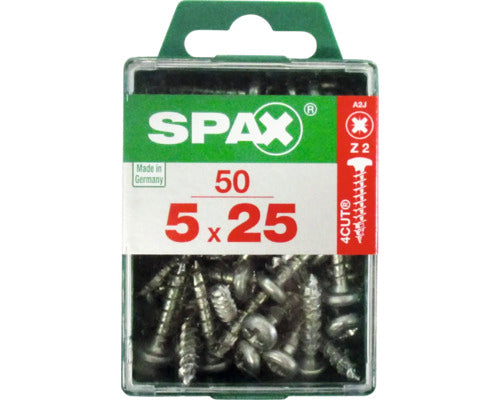 GALVANIZED POZI SCREWS 5X25 M 50 PCS