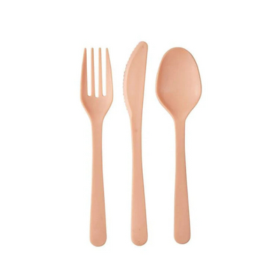 SAMBA 3-piece cutlery set orange W 1,5 x L 18 cm