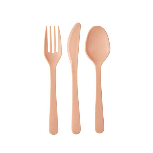 SAMBA 3-piece cutlery set orange W 1,5 x L 18 cm
