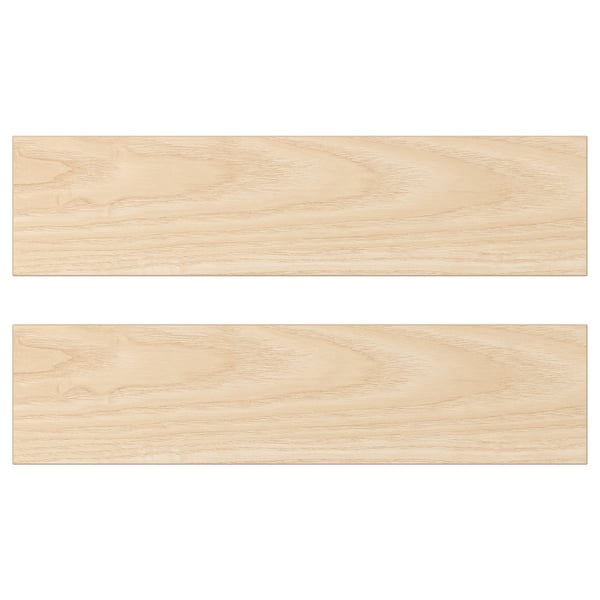 ASKERSUND drawer front, light ash effect, 40x10 cm, 2 pack