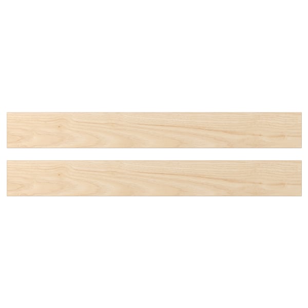 ASKERSUND drawer front, light ash effect, 80x10 cm, 2 pack