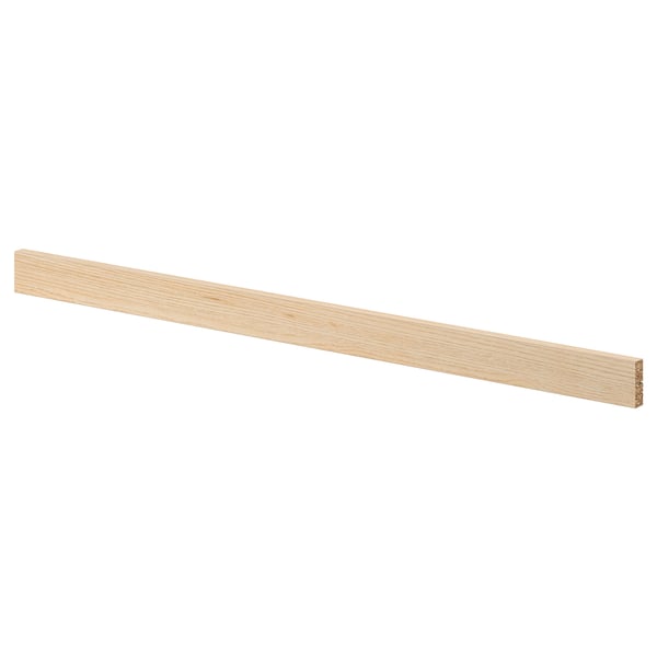 ASKERSUND - Rounded deco strip/moulding, light ash effect, 221 cm