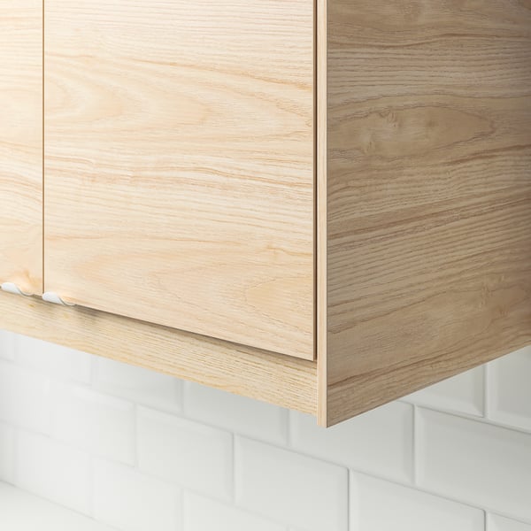 ASKERSUND rounded deco strip/moulding, light ash effect, 221 cm