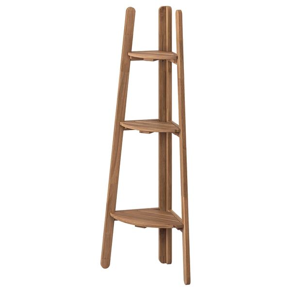 ASKHOLMEN plant stand, dark brown, 45x116x32 cm