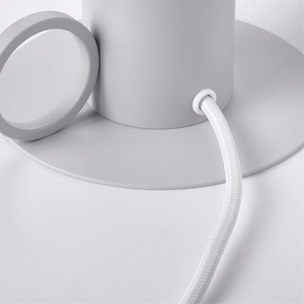 Ikea ÅSKMULLER - Table lamp, adjustable light intensity light gray,24 cm