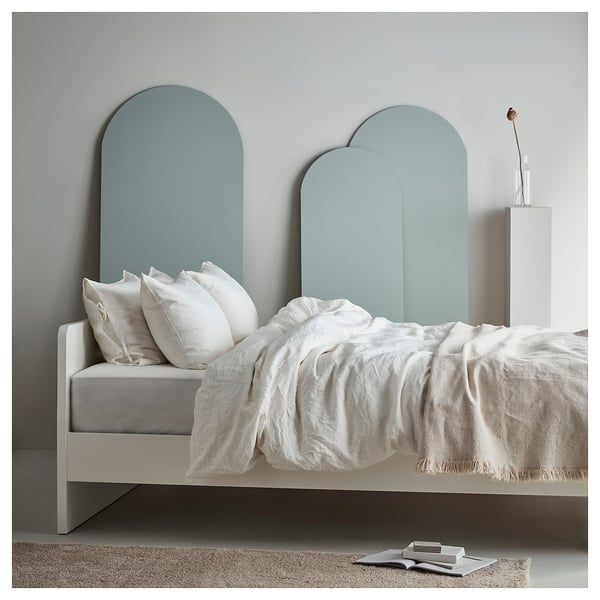 ASKVOLL Bed structure - white/Leirsund 160x200 cm