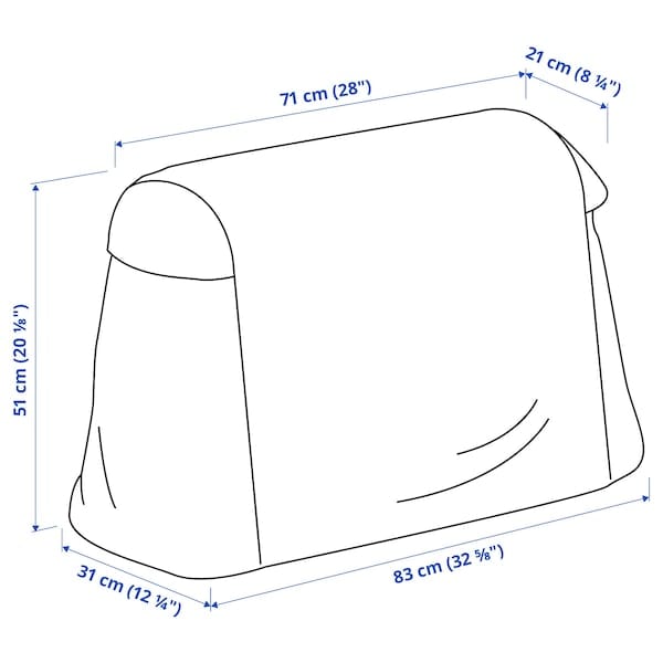 Ikea ASPAREN - Case for planter, outdoor/white transparent,83x51x31 cm