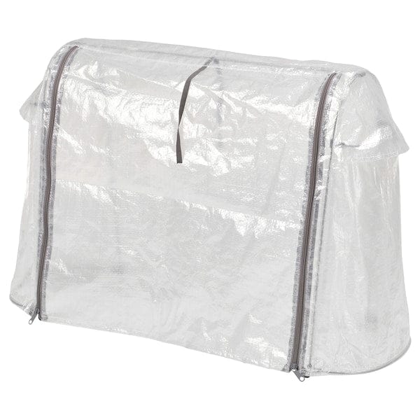 ASPAREN - Case for planter, outdoor/white transparent,83x51x31 cm