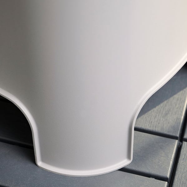 ASPAREN planter, grey outdoor, 89x38 cm