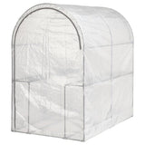 ASPAREN greenhouse, transparent white, 123x190x190 cm