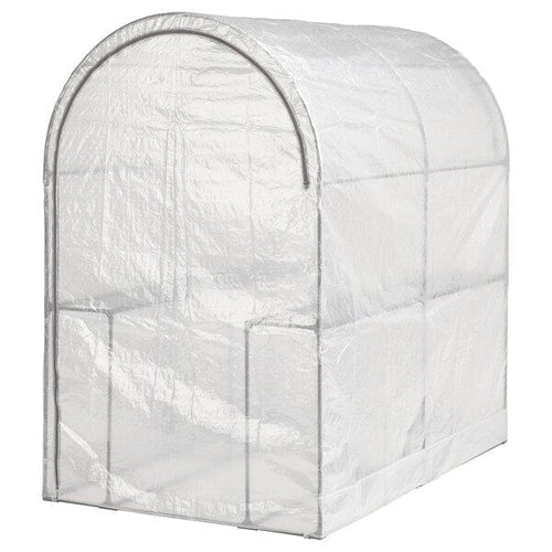 ASPAREN greenhouse, transparent white, 123x190x190 cm