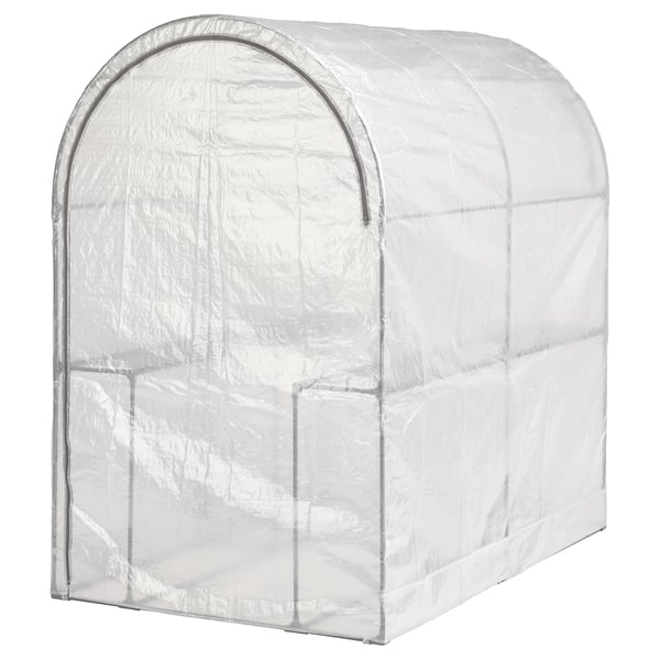 ASPAREN - ASPAREN Greenhouse, transparent white, 123x190x190 cm