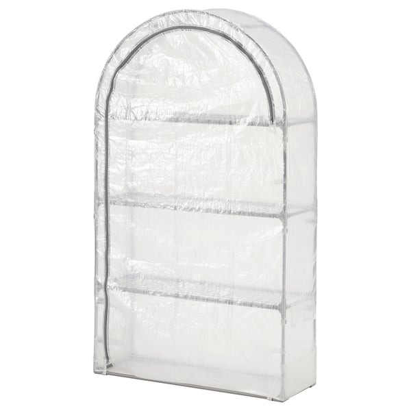 ASPAREN - Greenhouse, transparent white,95x32x162 cm