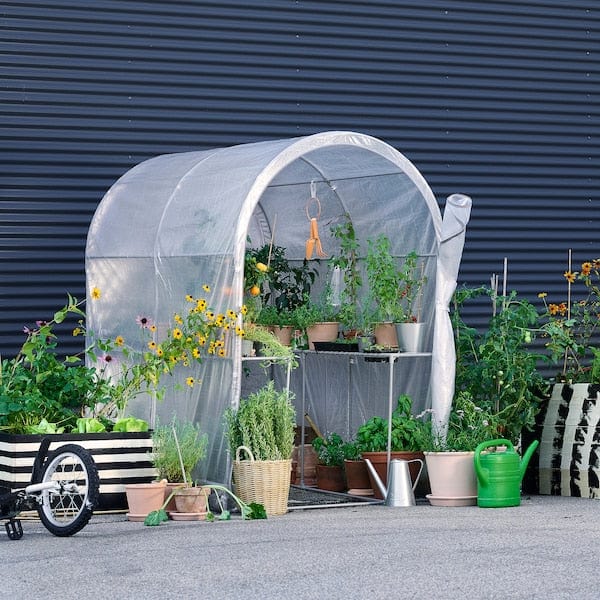 Ikea ASPAREN - Greenhouse, transparent white,123x190x190 cm