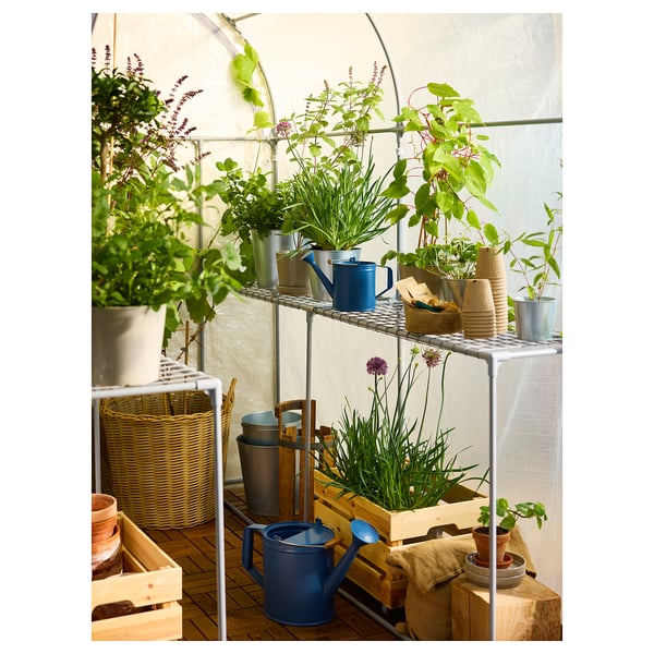 ASPAREN greenhouse, transparent white, 123x190x190 cm