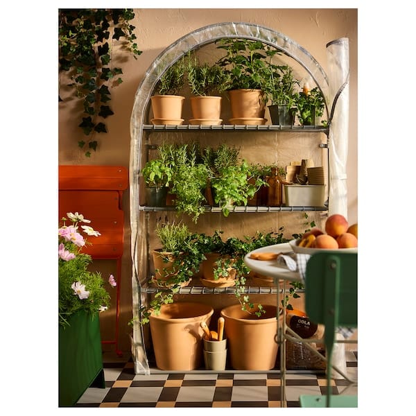 Ikea ASPAREN - Greenhouse, transparent white,95x32x162 cm