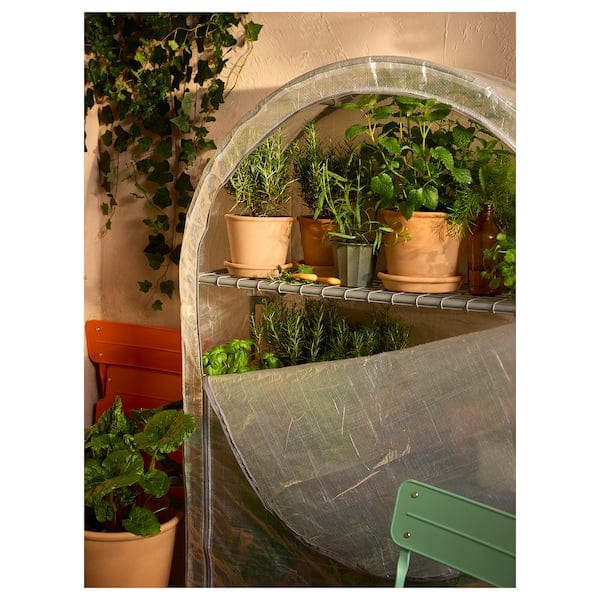 Ikea ASPAREN - Greenhouse, transparent white,95x32x162 cm