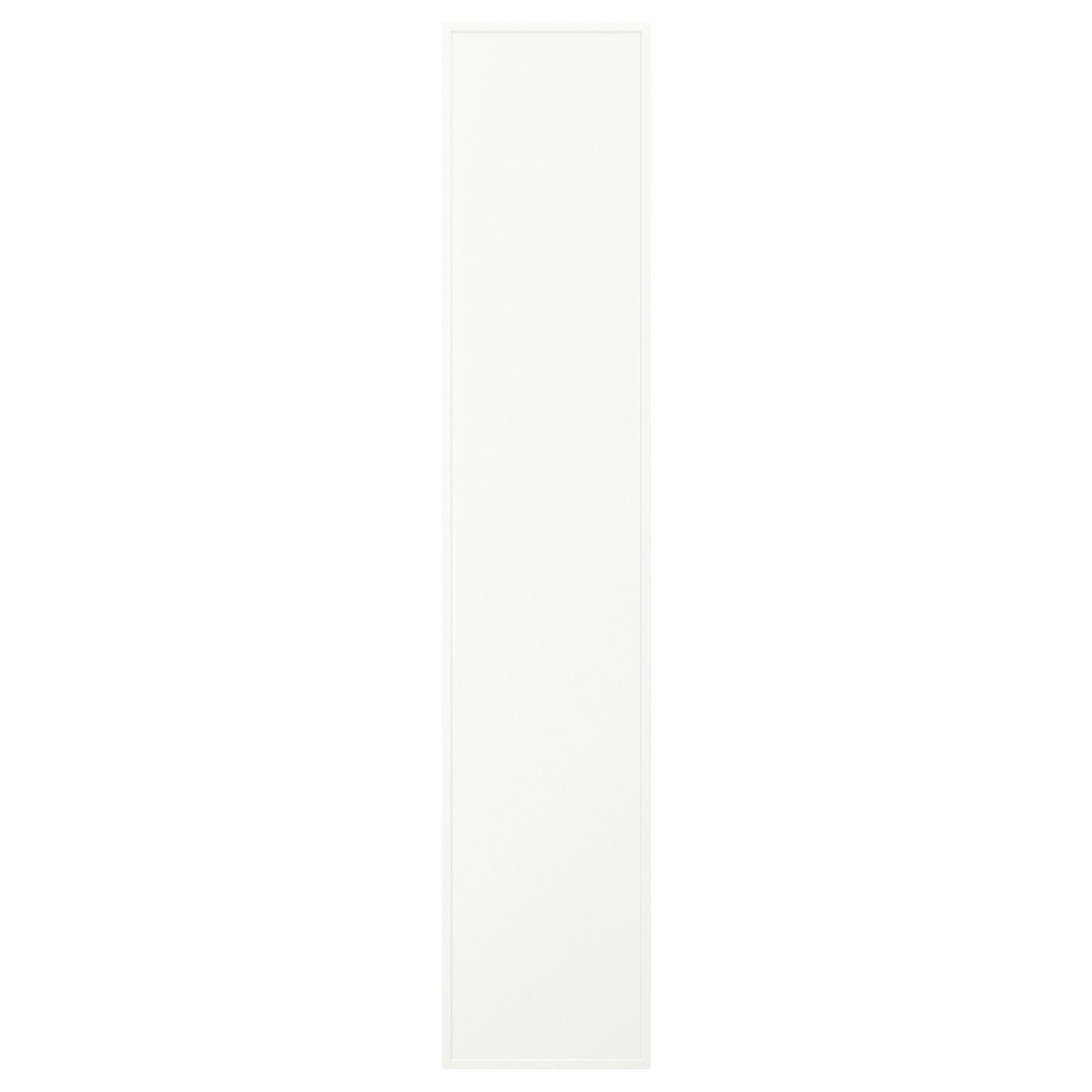 ASPUDDEN door, matt white, 40x200 cm