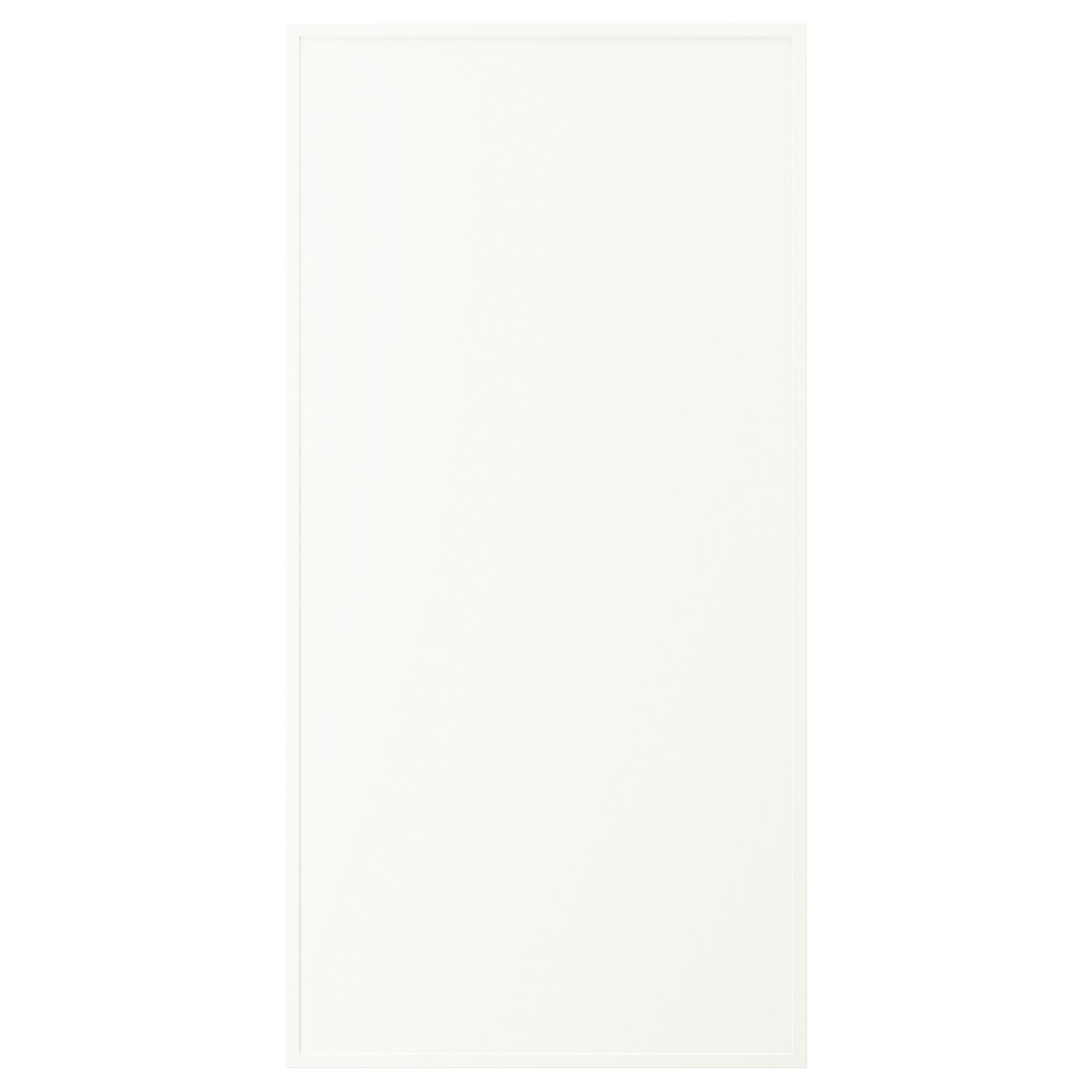 ASPUDDEN door, matt white, 60x120 cm