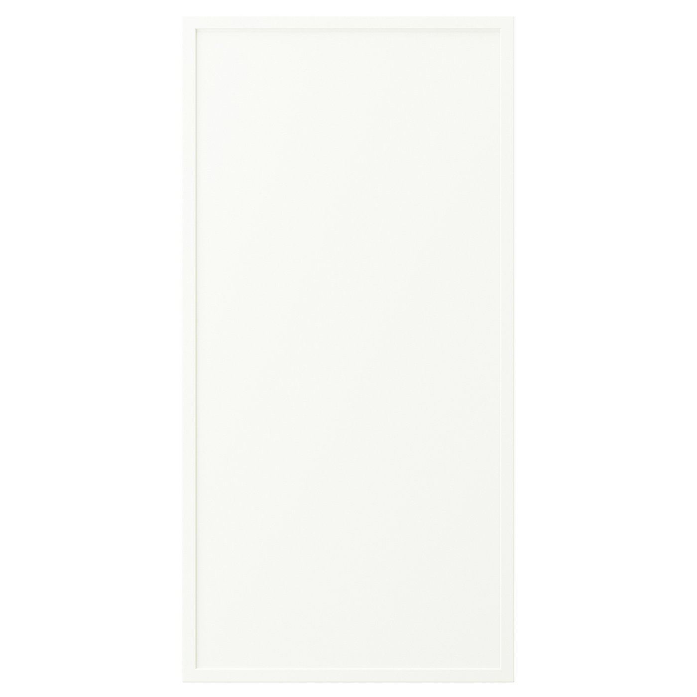 ASPUDDEN door, matt white, 40x80 cm