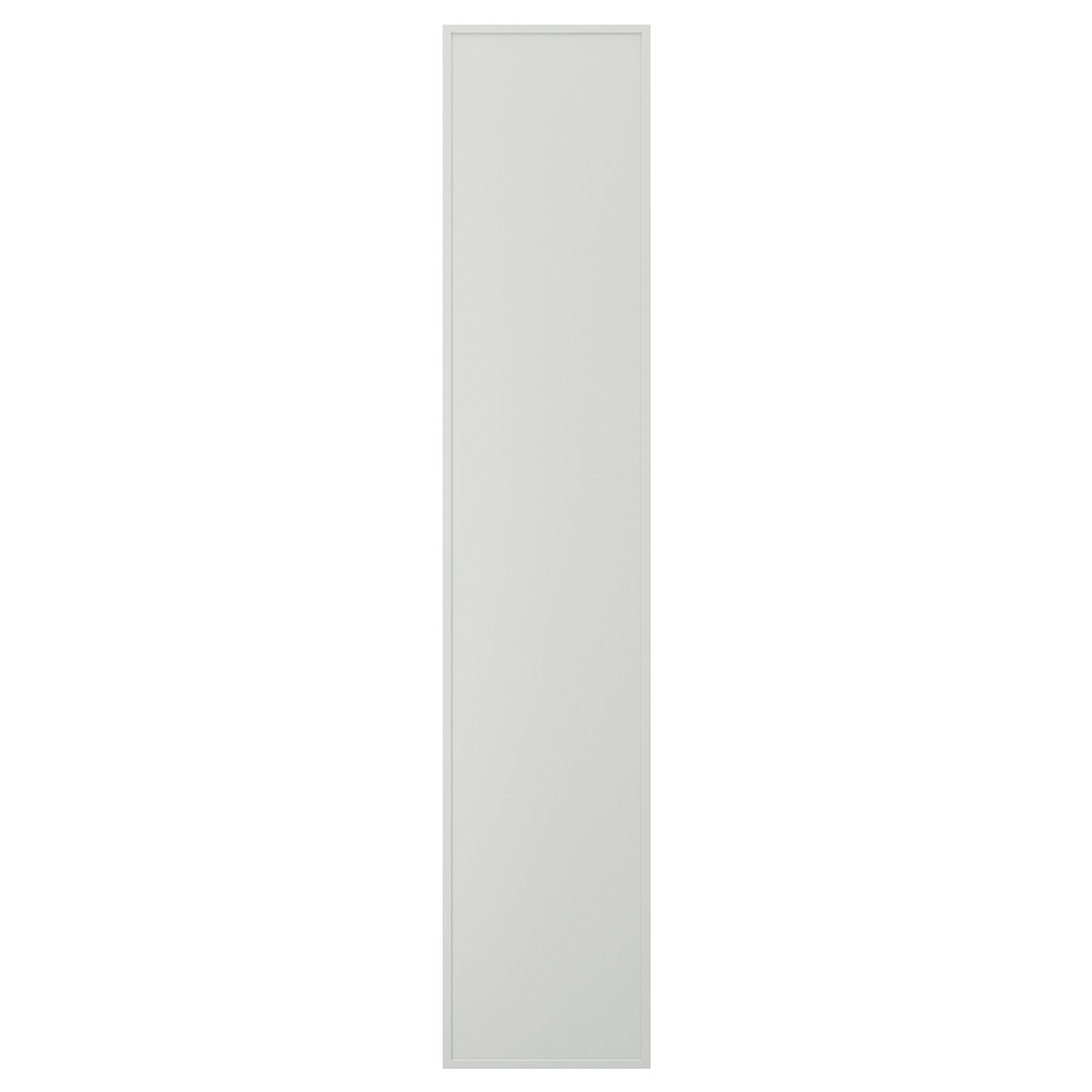 ASPUDDEN door, light grey, 40x200 cm