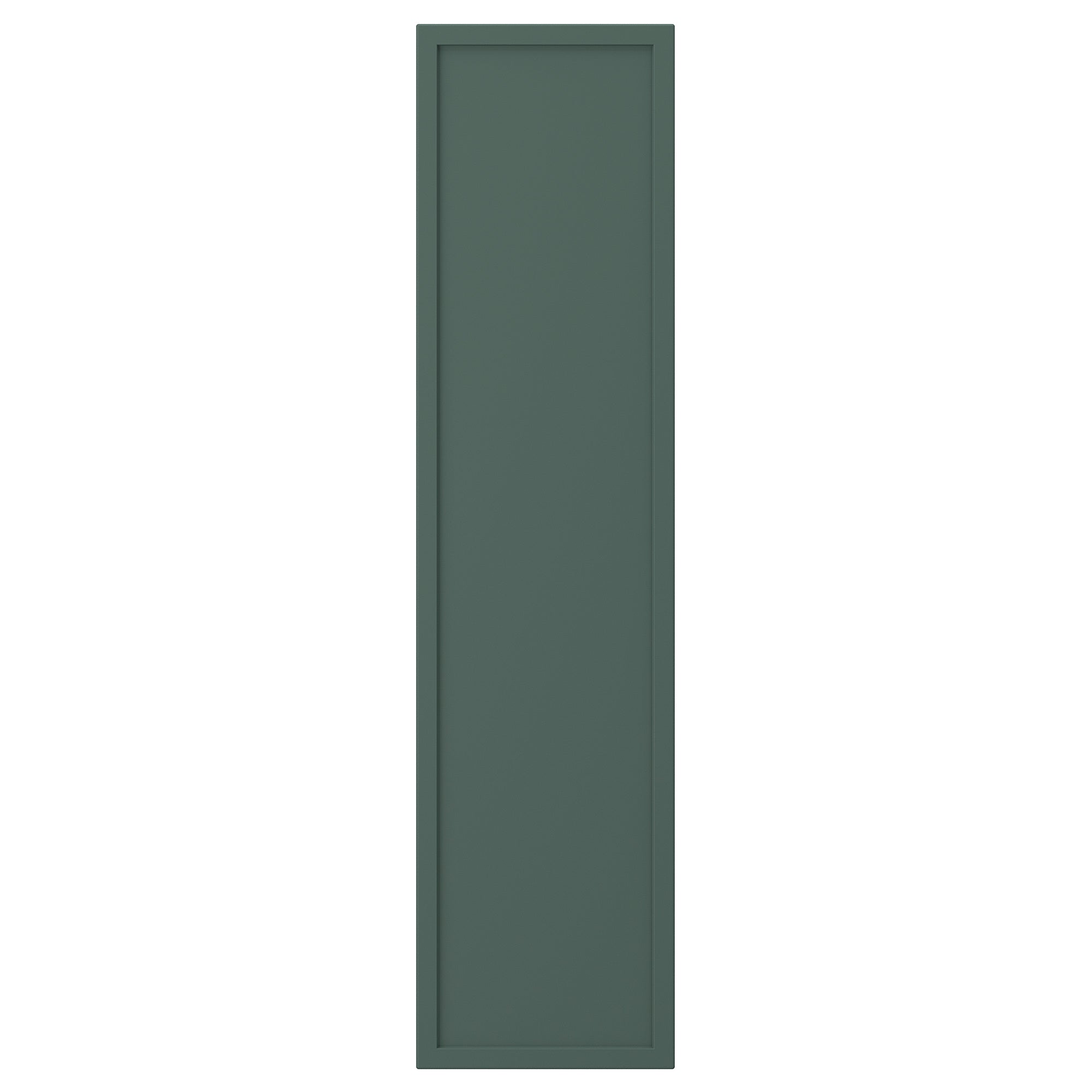 ASPUDDEN door, dark grey-green, 20x80 cm