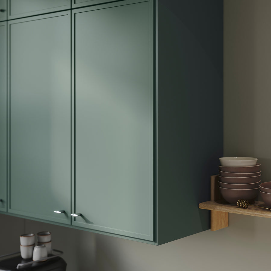 ASPUDDEN door, dark grey-green, 39.7x59.7 cm