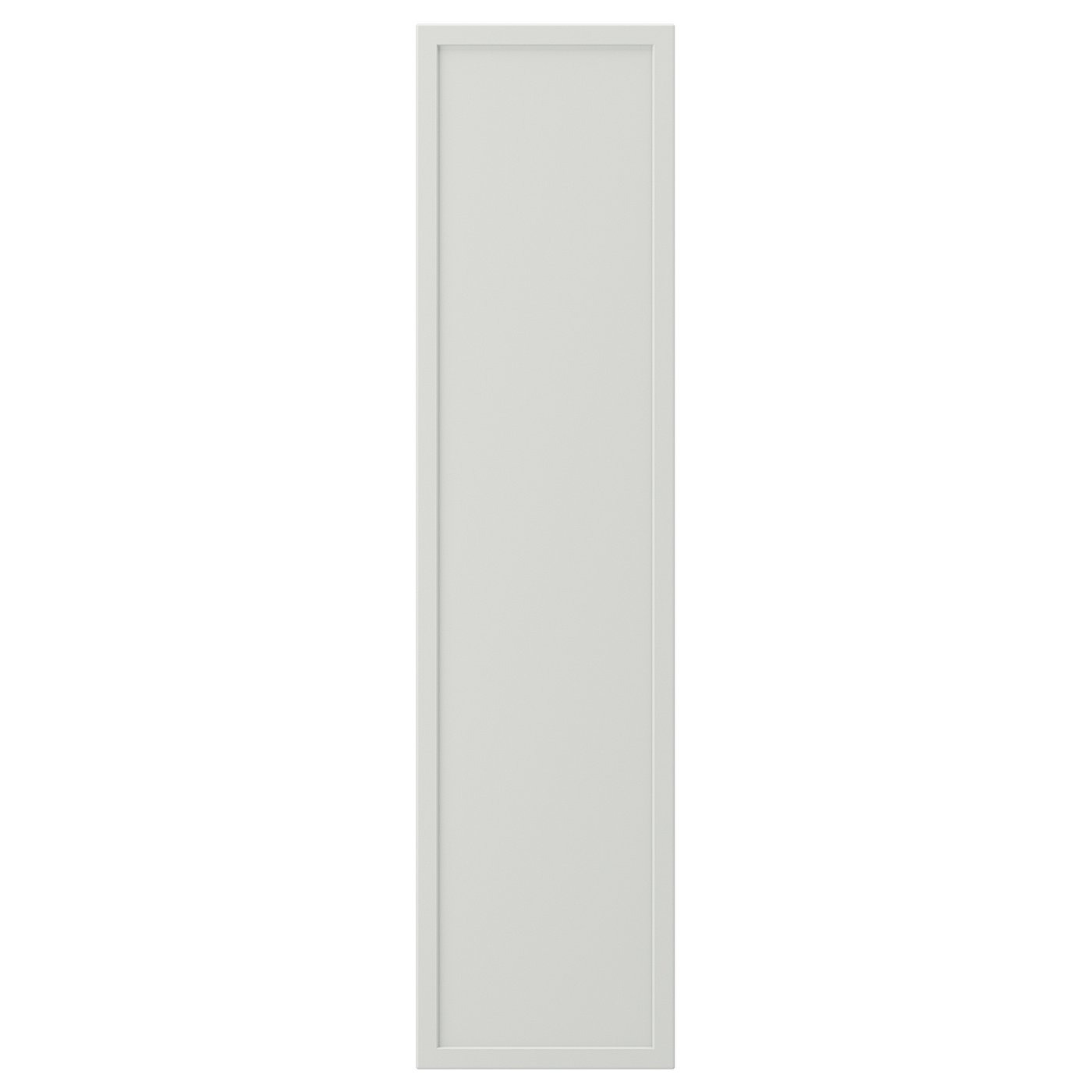 ASPUDDEN door, light grey, 20x80 cm
