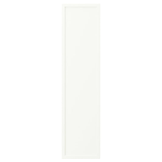 ASPUDDEN door, matt white, 20x80 cm